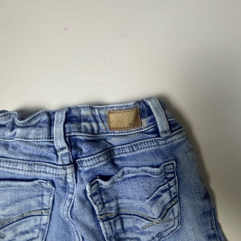 BKE Girls Blue Flare Jeans - Picture 5 of 6